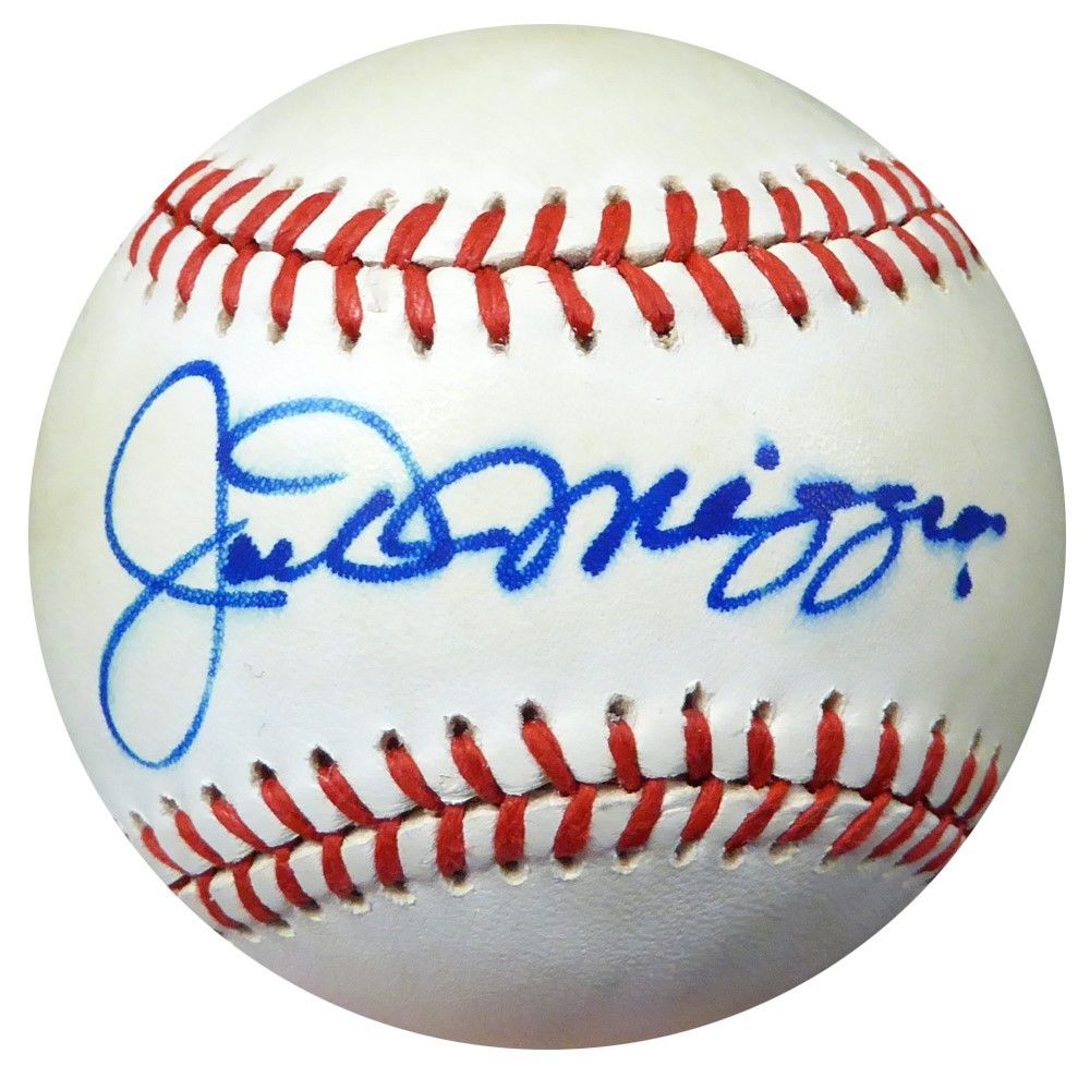 Joe DiMaggio Autographed Signed Official AL Baseball New York Yankees PSA/DNA