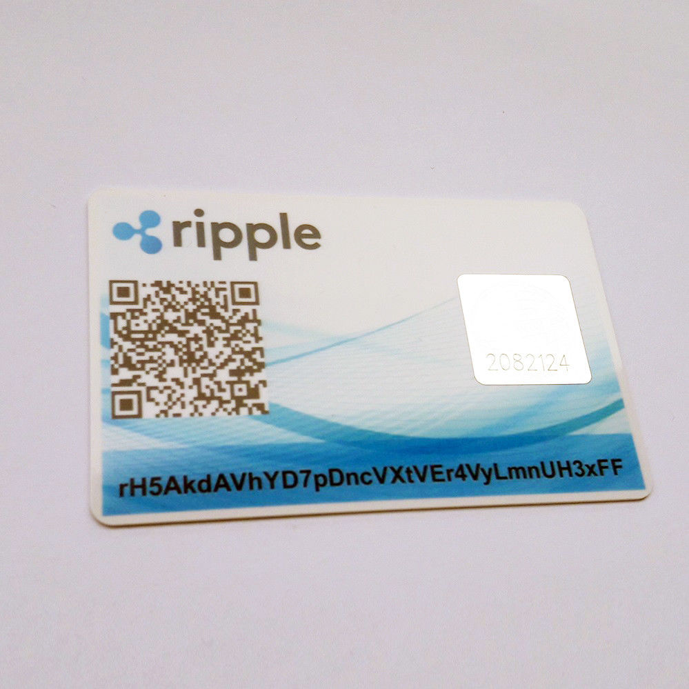 Card Wallet Ripple PaperWallet Crypto currancy Mining Rig