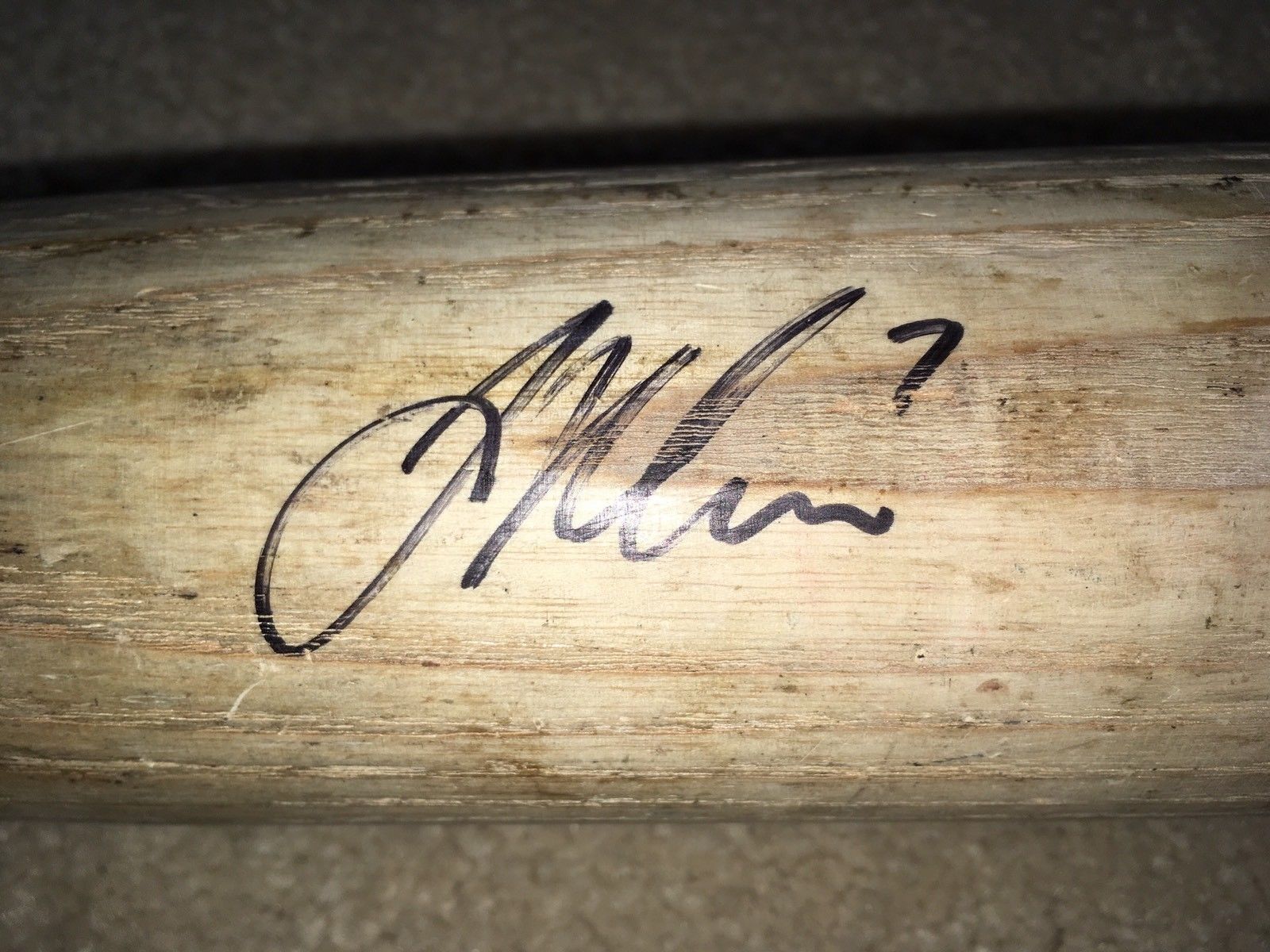 Signed Joe Mauer Game Used Rawlings Bat Minnesota Twins MLB Authenticated AUTO