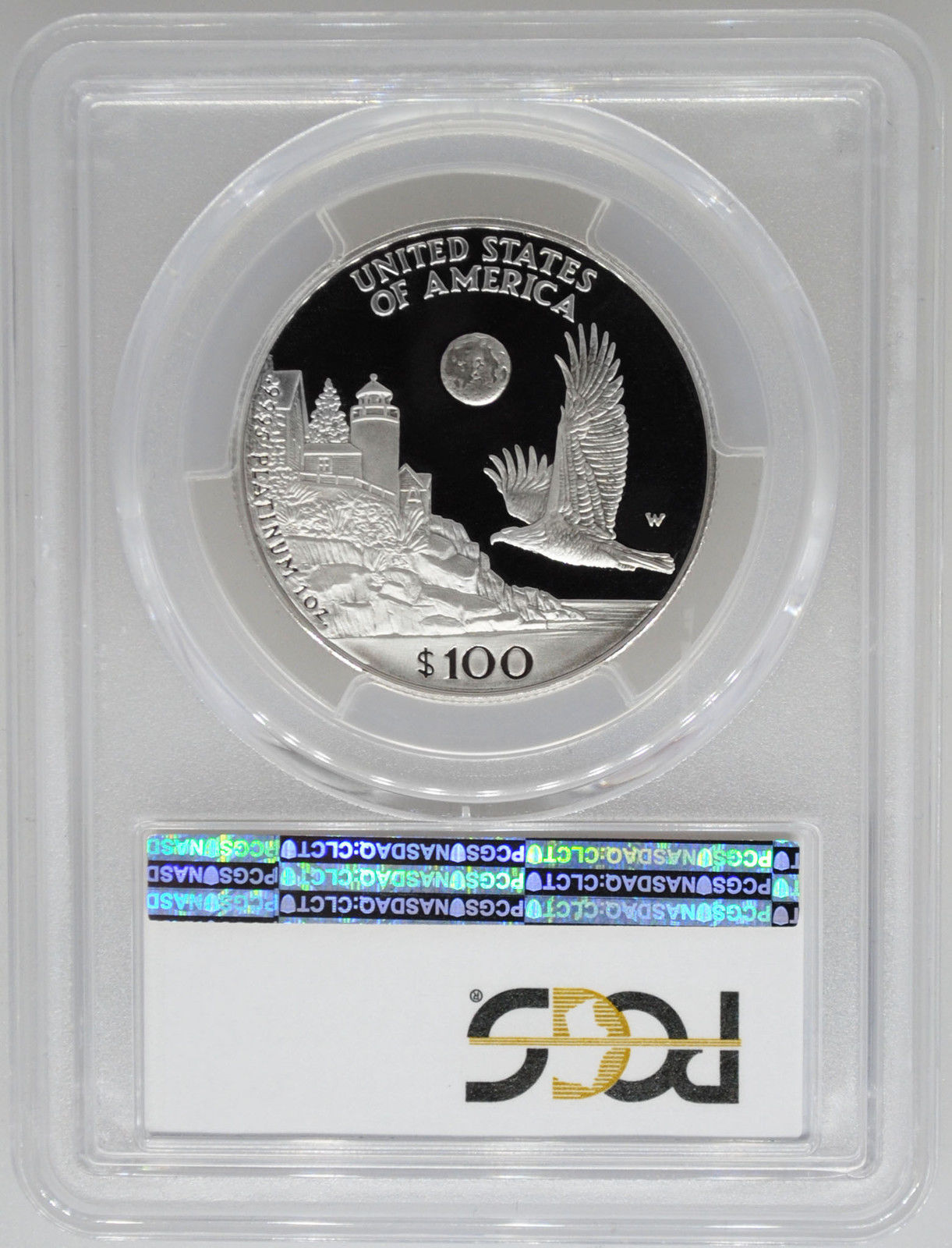 1998-W PCGS PR70 1 oz Proof Platinum Eagle $100