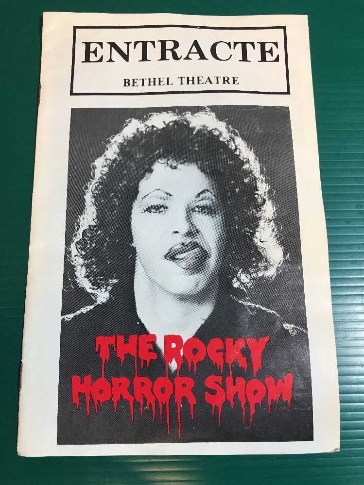 Rocky Horror Show - Entracte Program - Bethel Theatre Mobile AL - 1970s - RARE