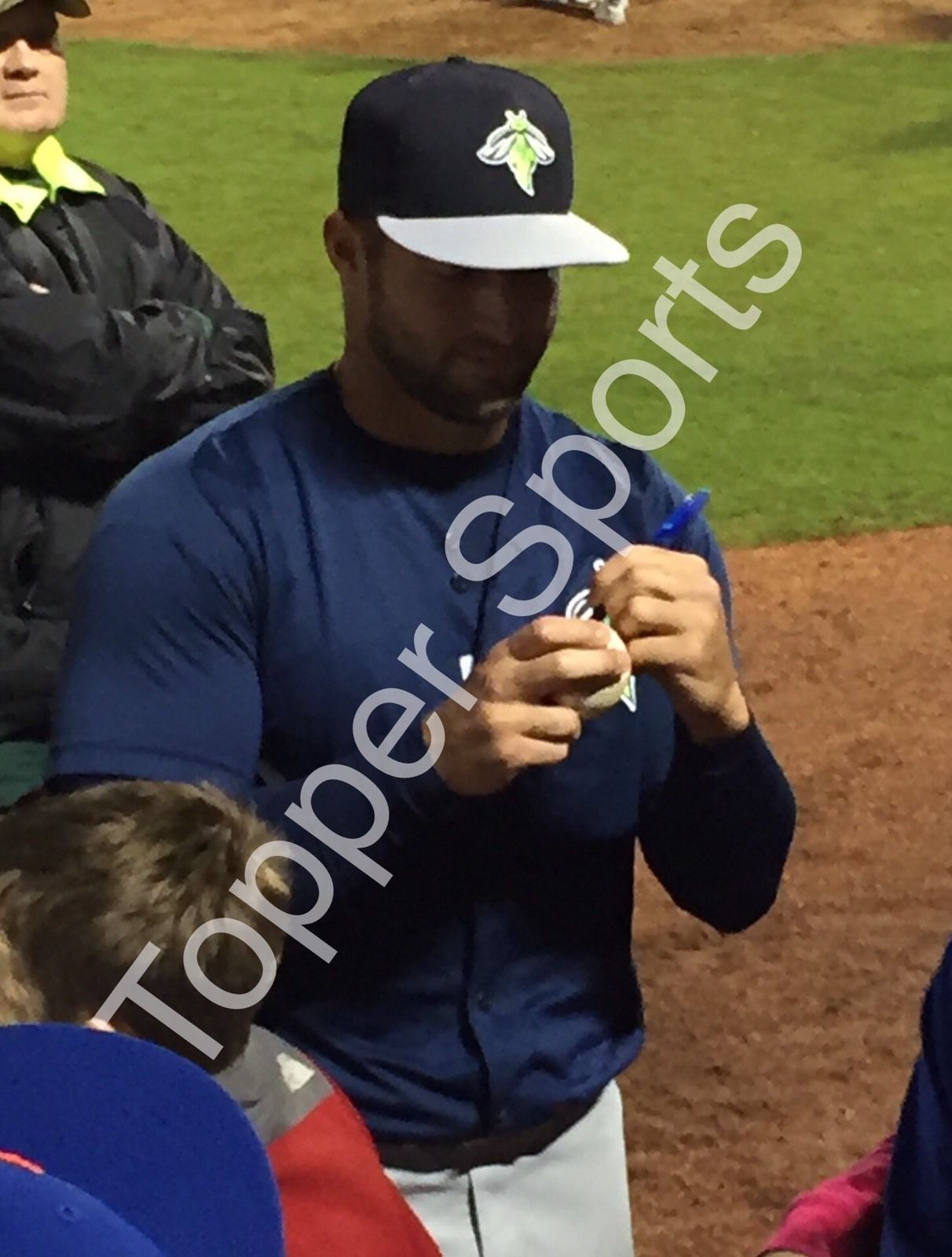 TIM TEBOW Signed Autographed Baseball New York METS w/COA & Photo PROOF