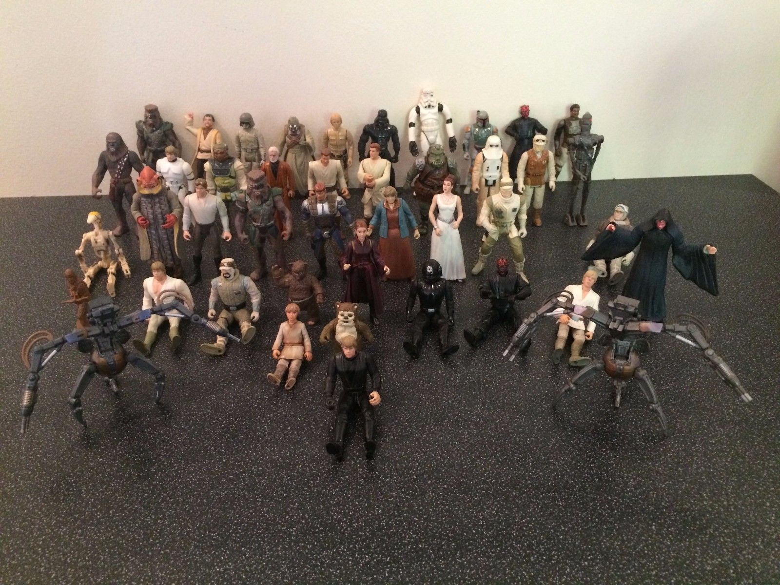 43 Star Wars Figures Job Lot/Bundle Darth Vader Admiral Ackbar Darth Maul