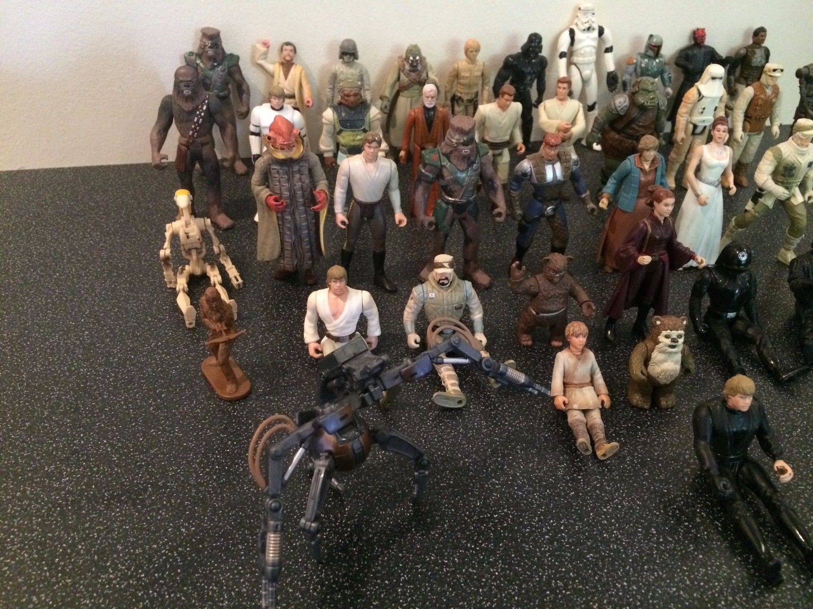 43 Star Wars Figures Job Lot/Bundle Darth Vader Admiral Ackbar Darth Maul