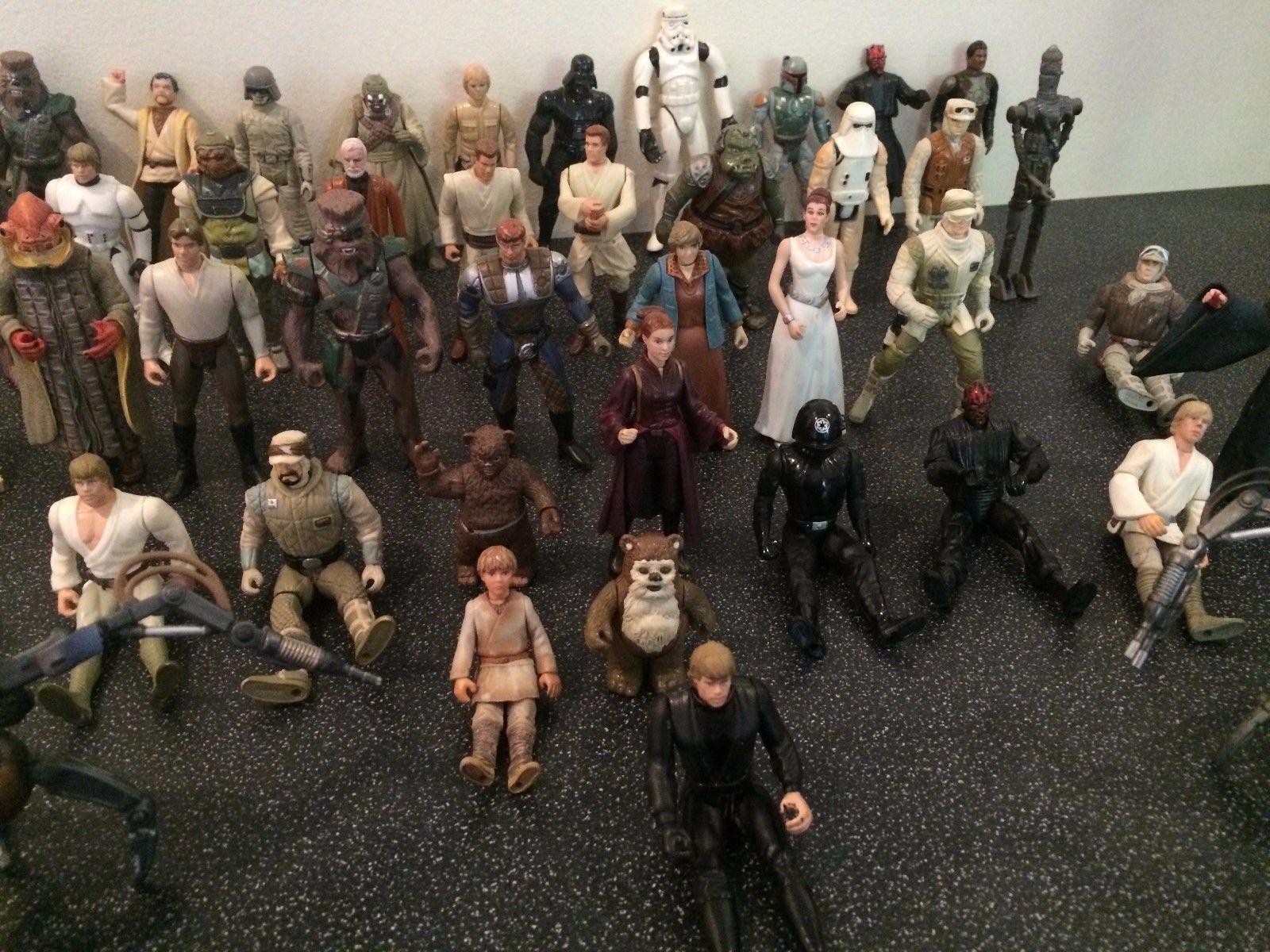 43 Star Wars Figures Job Lot/Bundle Darth Vader Admiral Ackbar Darth Maul