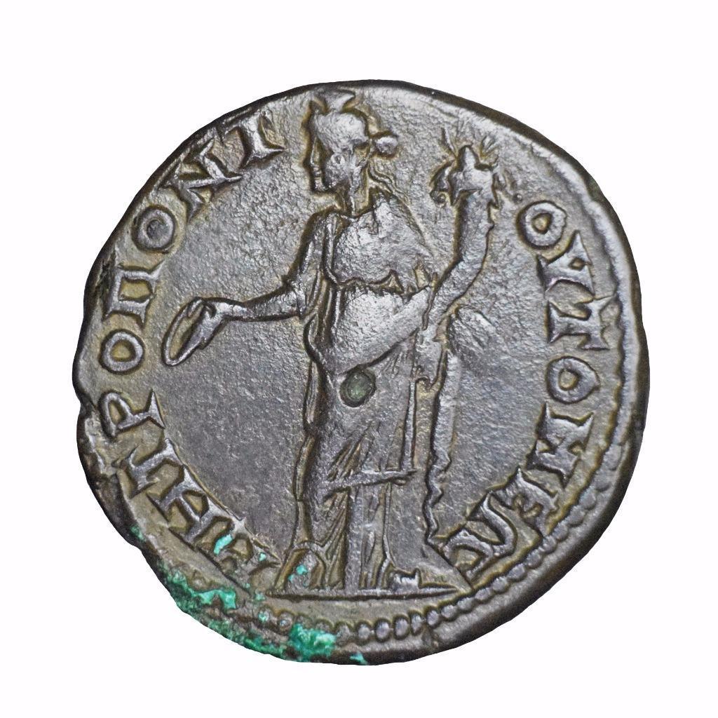 Moesia; Marcianopolis; Phillip II provenanced AE Pentassarion with Asclepius