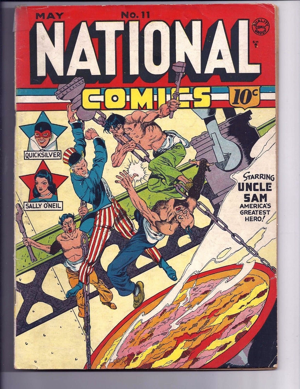 National Comics 11, May 1941, Uncle Sam, Quality Comics