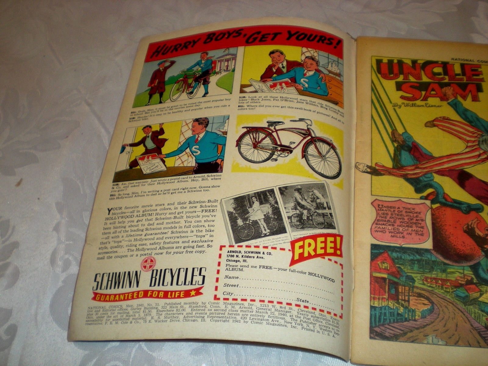 National Comics 11, May 1941, Uncle Sam, Quality Comics