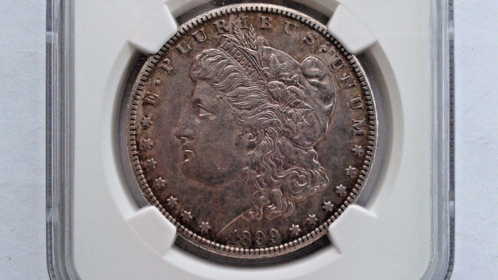 1899 s Morgan Silver Dollar Rare Key Date NGC AU 53