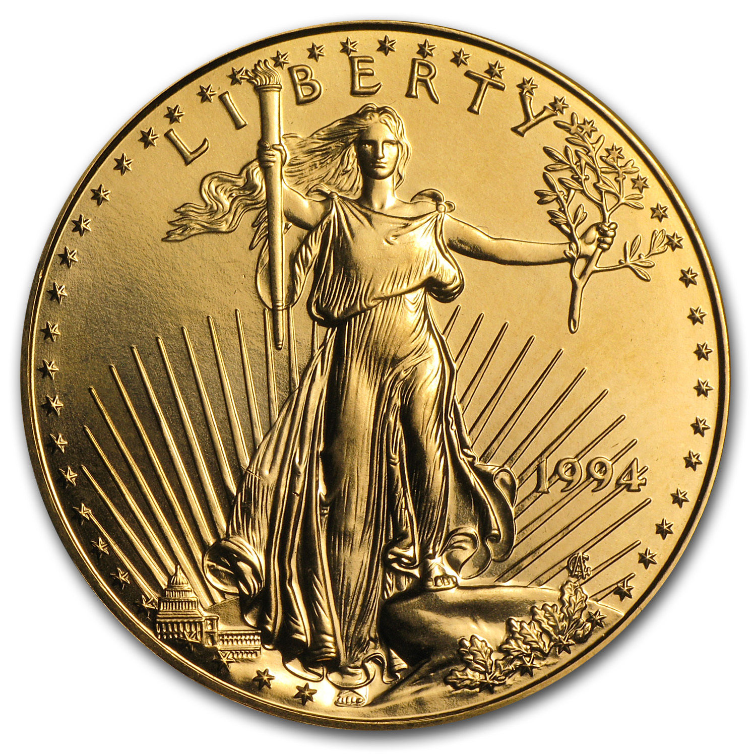 1994 1 oz Gold American Eagle BU - SKU #8555
