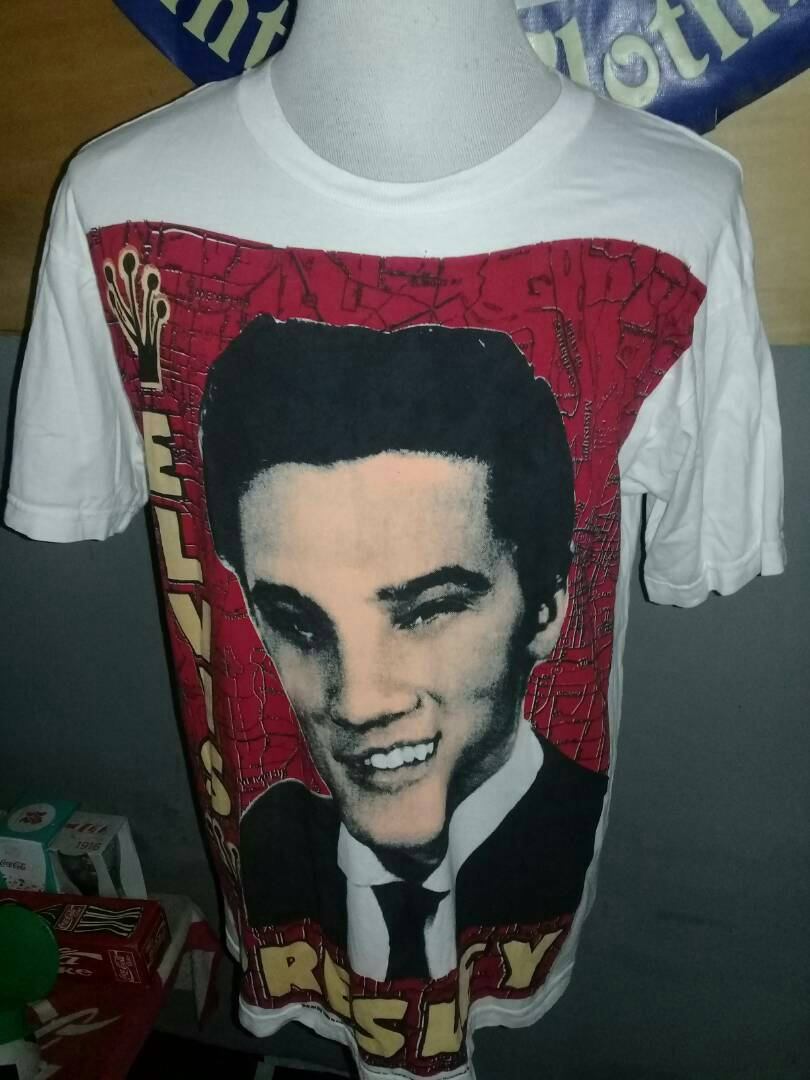 Authentic 100% Original 1993 Elvis Presley Mosquitohead T-shirt 90's Vintage