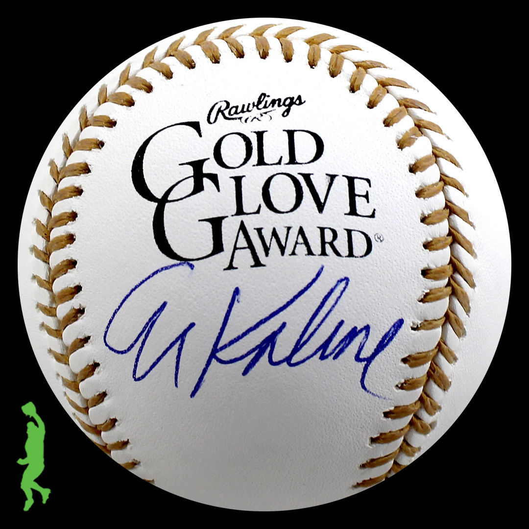 AL KALINE AUTOGRAPHED SIGNED GOLD GLOVE AWARD BASEBALL BALL TIGERS JSA COA