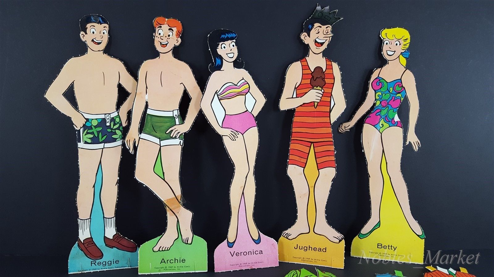 Vintage Whitman The Archies 1969 Paper Dolls Fashions