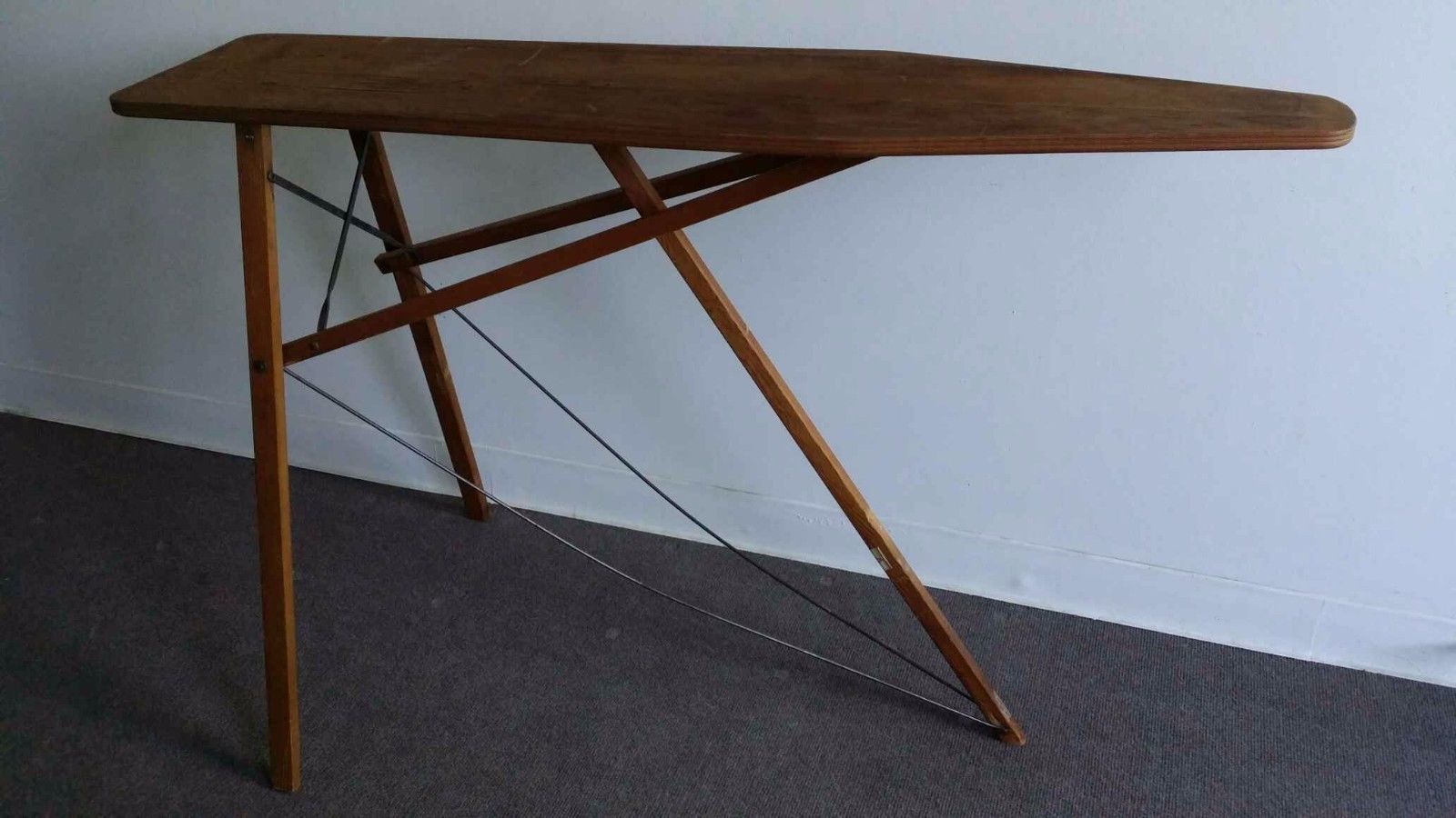 VINTAGE - WOOD IRONING BOARD WITH Wood Legs