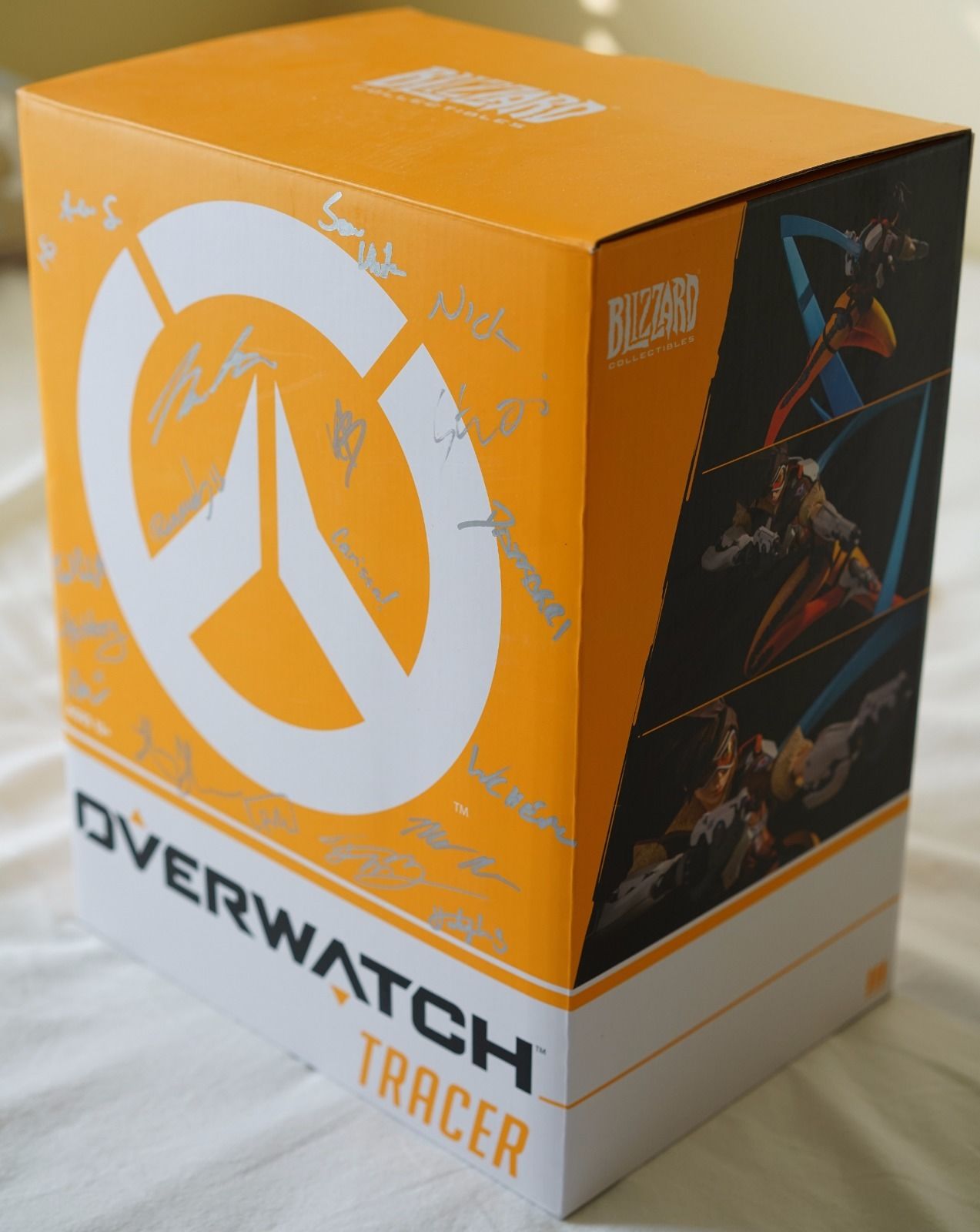 Autographed Overwatch Tracer Limited Editon Statue Blizzcon 2015 Exclusive