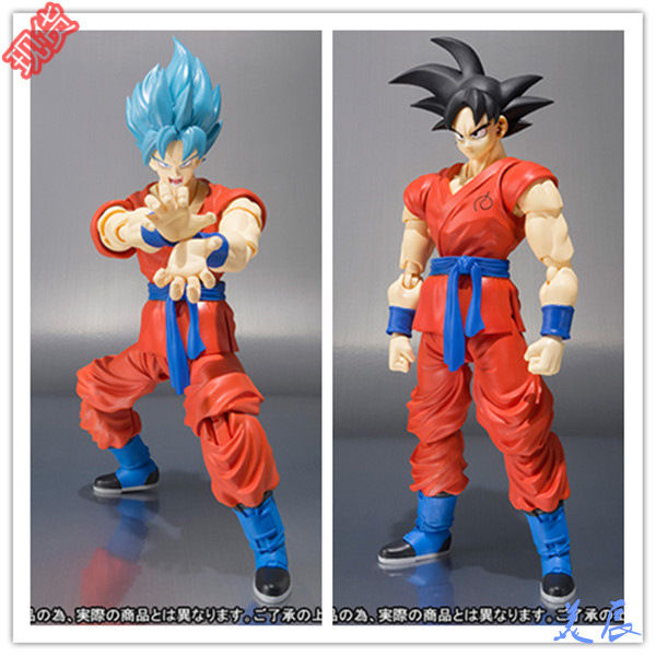 6.8'' Dragon Ball Z In Box Super Saiyan God SS Son Goku Gokou Figure Toy