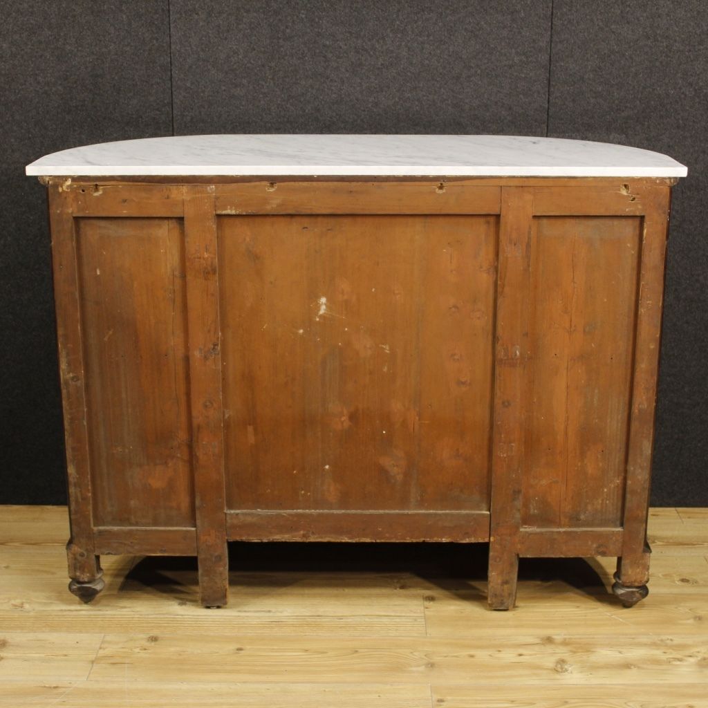 Ancient dresser halfmoon shaped furniture cupboard dresser chest of drawers wood