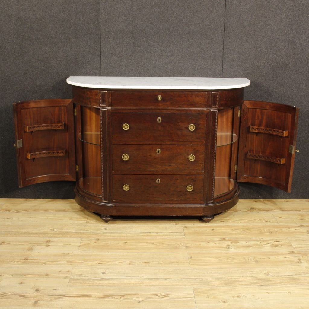 Ancient dresser halfmoon shaped furniture cupboard dresser chest of drawers wood