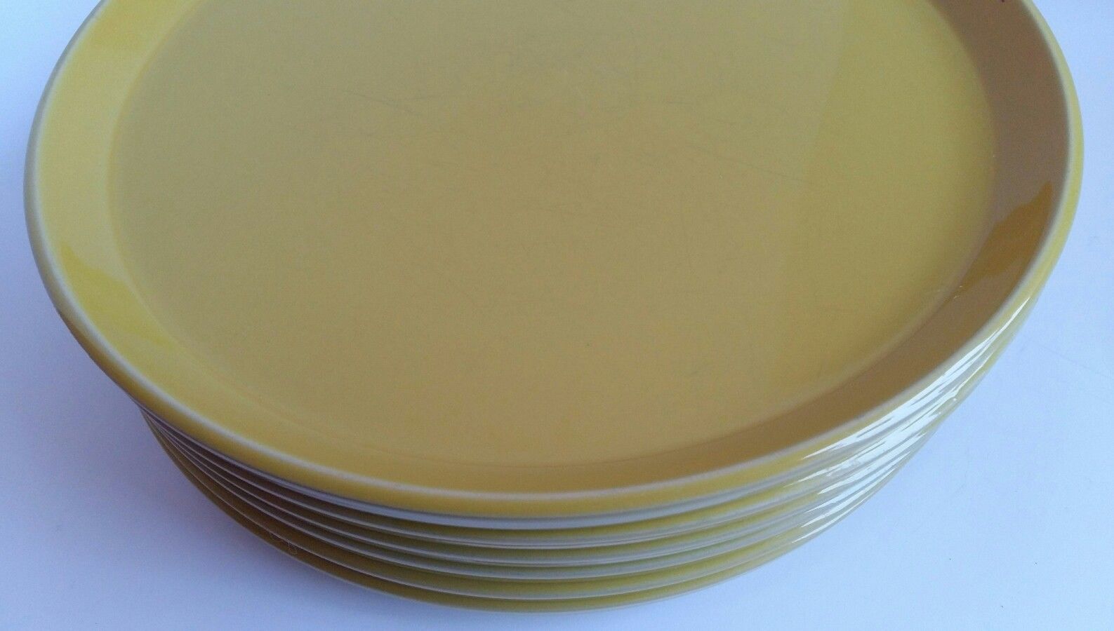 Noritake Primastone Radiant Set Of 6 Dinner Plates Yellow Vintage 10"