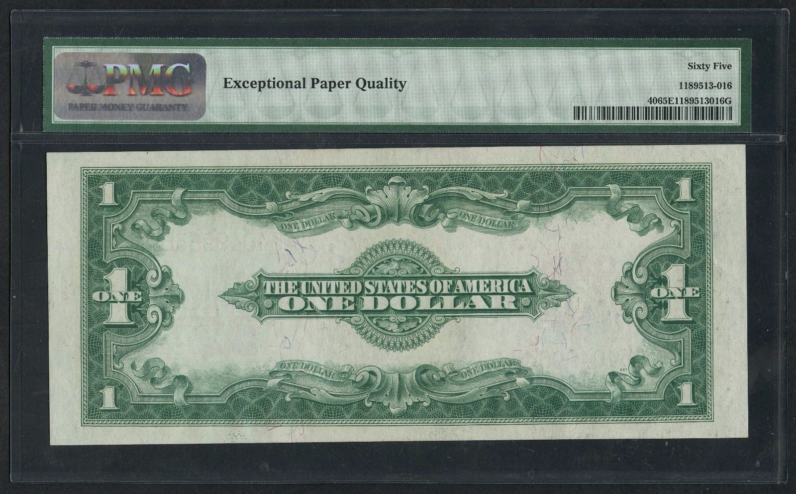 FR40 $1 1923 SERIES LEGAL TENDER PMG 65 EPQ GEM UNC WLM3689