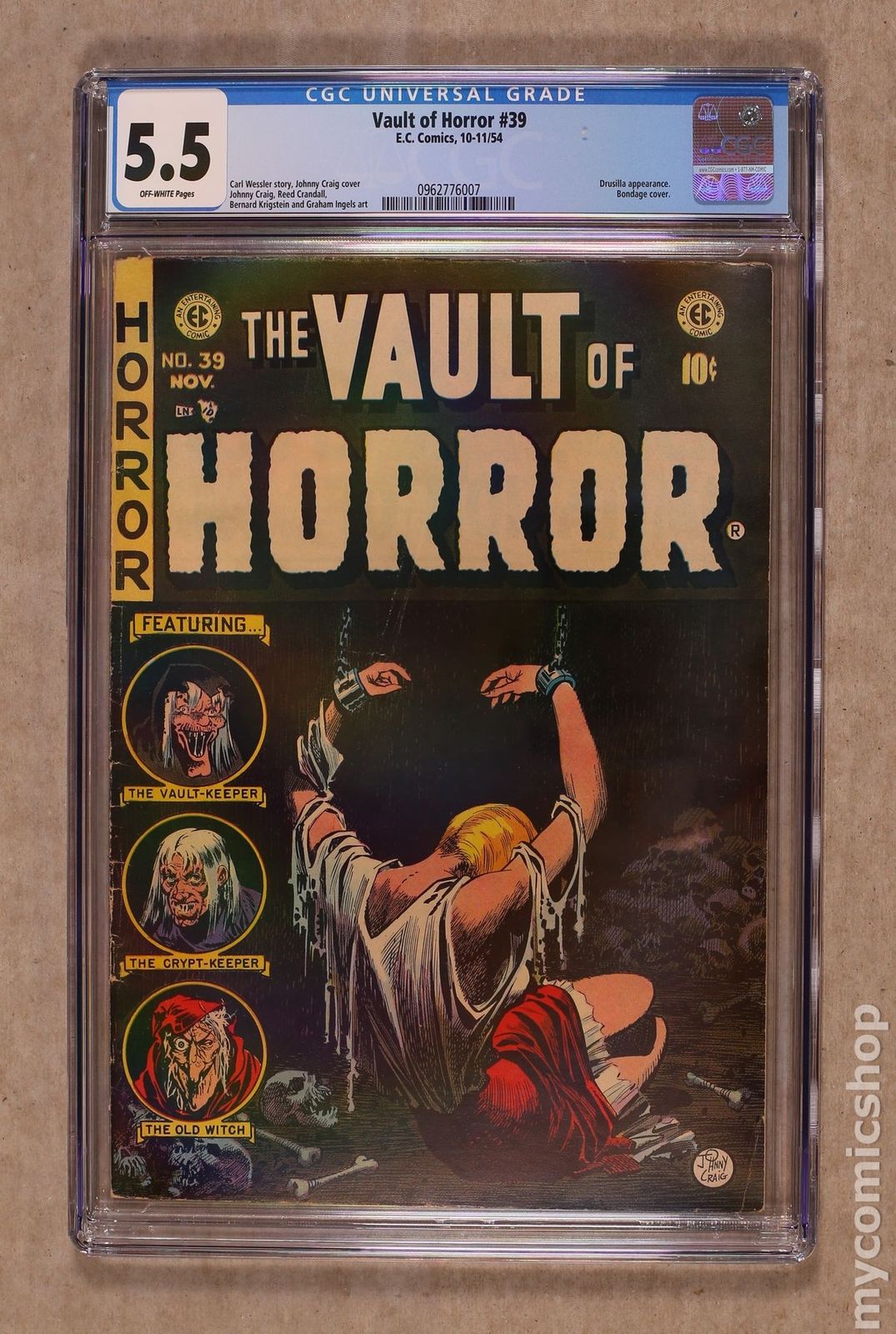 Vault of Horror (1950 E.C. Comics) #39 CGC 5.5 0962776007
