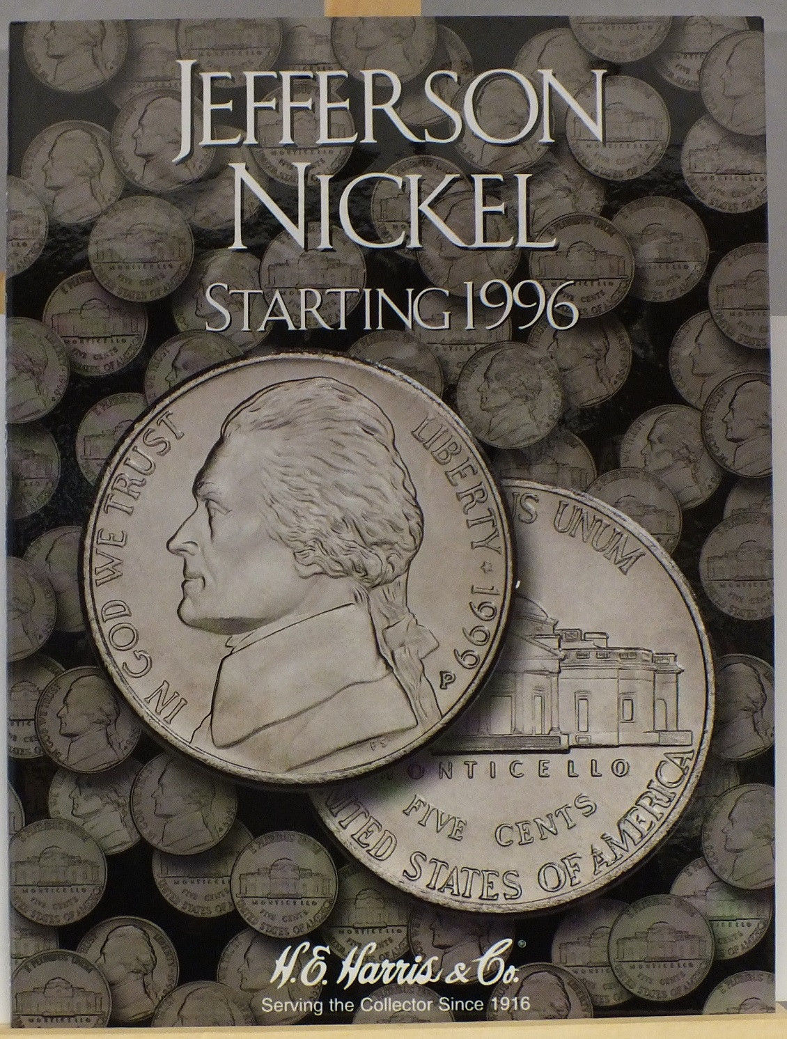 Coin Folder - Jefferson Nickel Starting 1996 Set - Harris Album 2681 - NEW