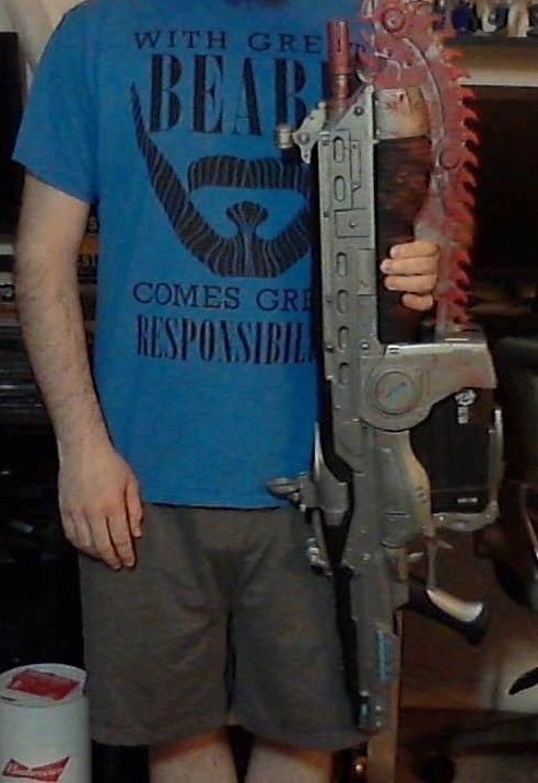 NECA Gears of War Replica Lancer First Edition PERFECT CONDITION