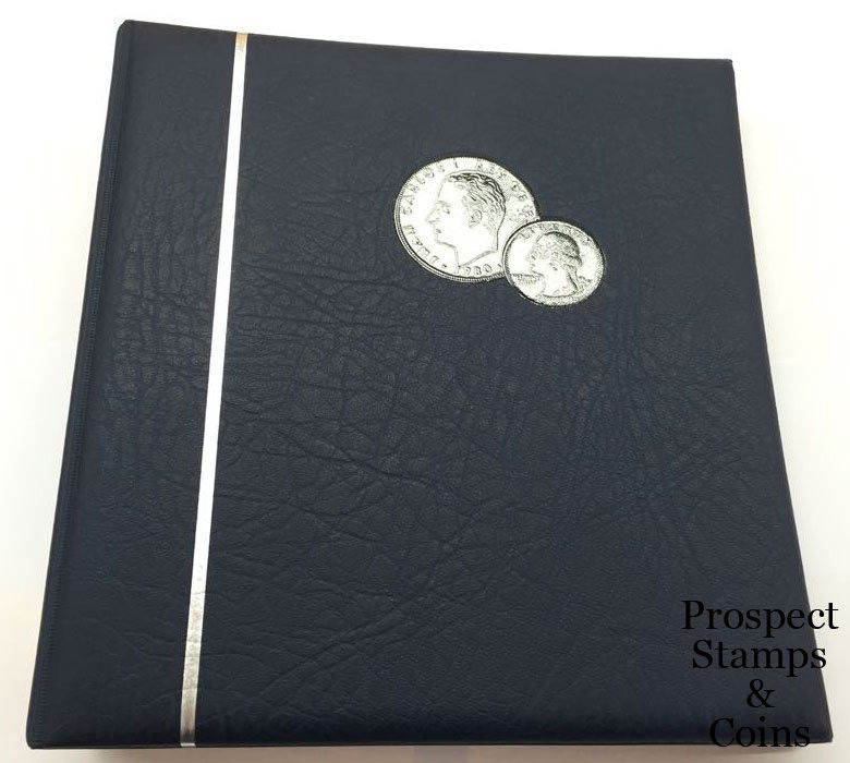 Lighthouse NUMIS Coin Album (Holds 143 coins) - Brand new - Blue cover