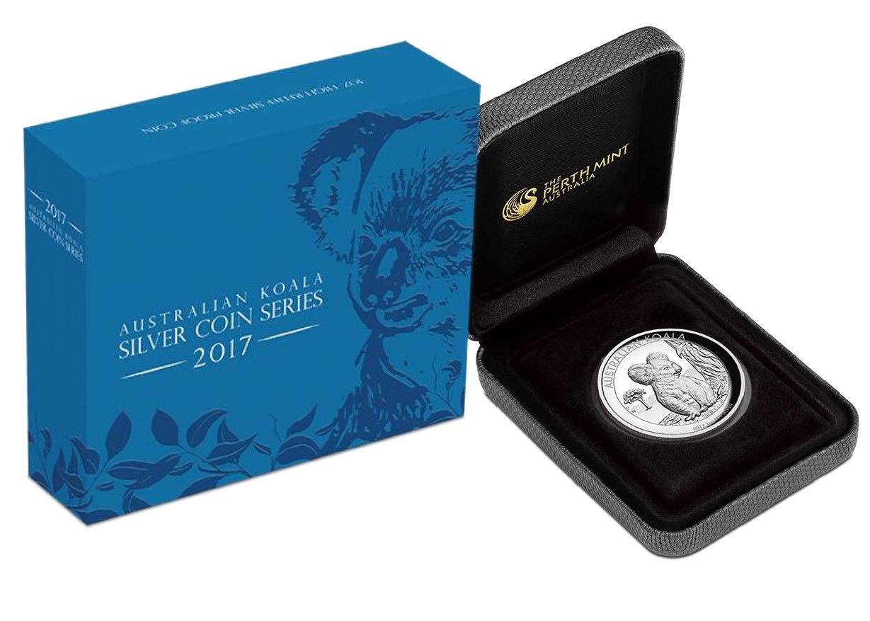 2017 Australian Koala 1 oz Dollar $1 Silver Proof High Relief Coin Australia