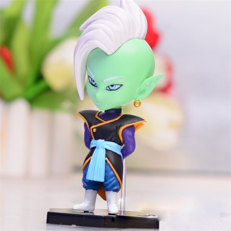 6pcs Dragon Ball Z DBZ Son Gokou Whis Beerus PVC Figure Toy Loose Pack