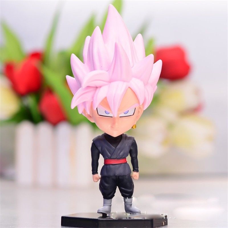 6pcs Dragon Ball Z DBZ Son Gokou Whis Beerus PVC Figure Toy Loose Pack