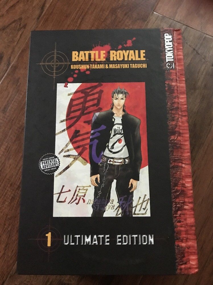 BATTLE ROYALE ULTIMATE EDITION VOLUME 1 2 3 4 5 SET TOKYOPOP MANGA HARDCOVER MT+