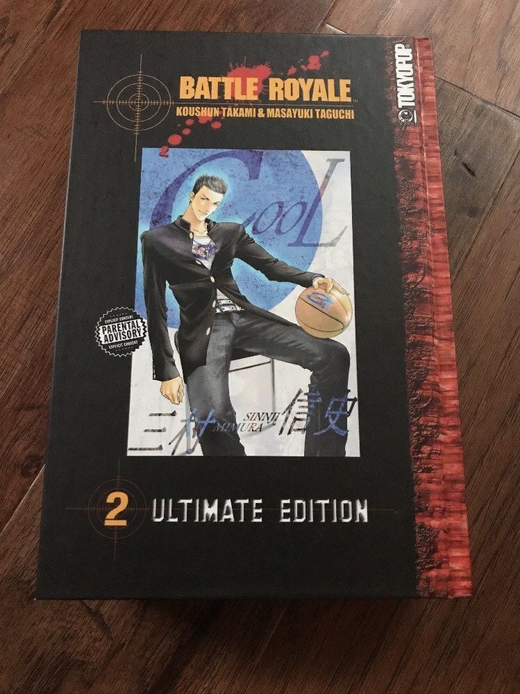 BATTLE ROYALE ULTIMATE EDITION VOLUME 1 2 3 4 5 SET TOKYOPOP MANGA HARDCOVER MT+