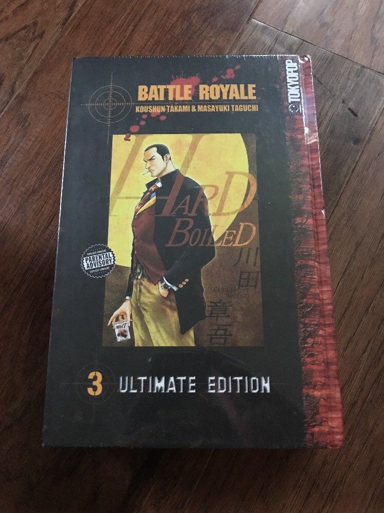 BATTLE ROYALE ULTIMATE EDITION VOLUME 1 2 3 4 5 SET TOKYOPOP MANGA HARDCOVER MT+