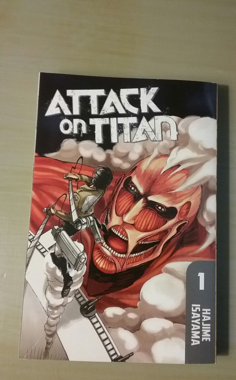 ATTACK ON TITAN VOL. 1 ISAYAMA HAJIME MANGA ANIME SHINGEKI NO KYOJIN KODANSHA