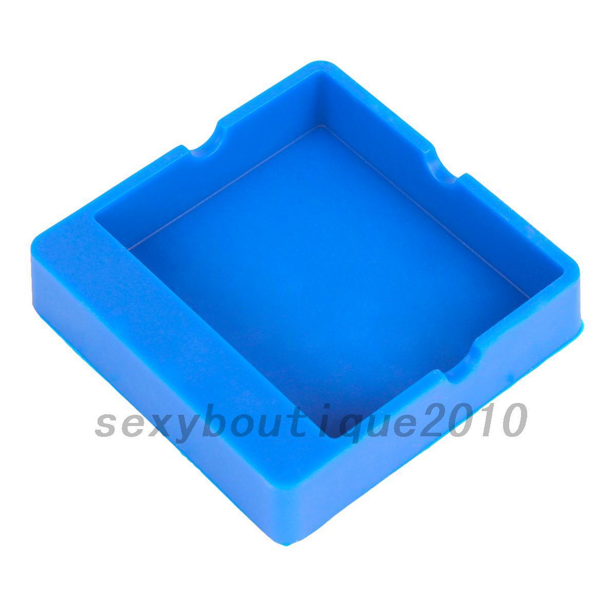 HOT Cigarette Smoking Smoke Silicone Ashtray Bin Cigarette Cigar Pipe Holder