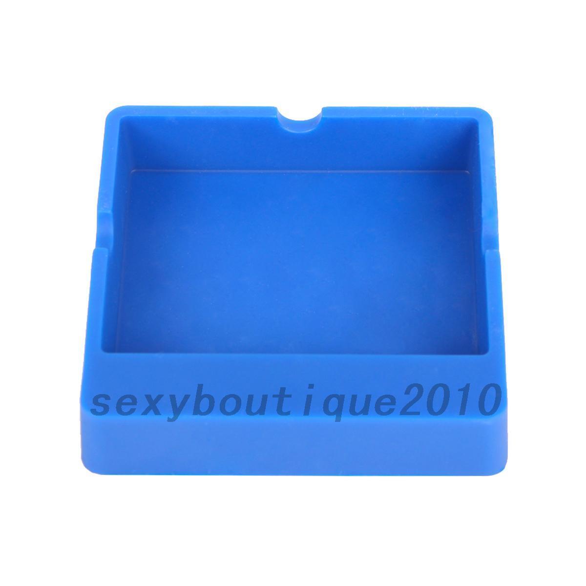 HOT Cigarette Smoking Smoke Silicone Ashtray Bin Cigarette Cigar Pipe Holder