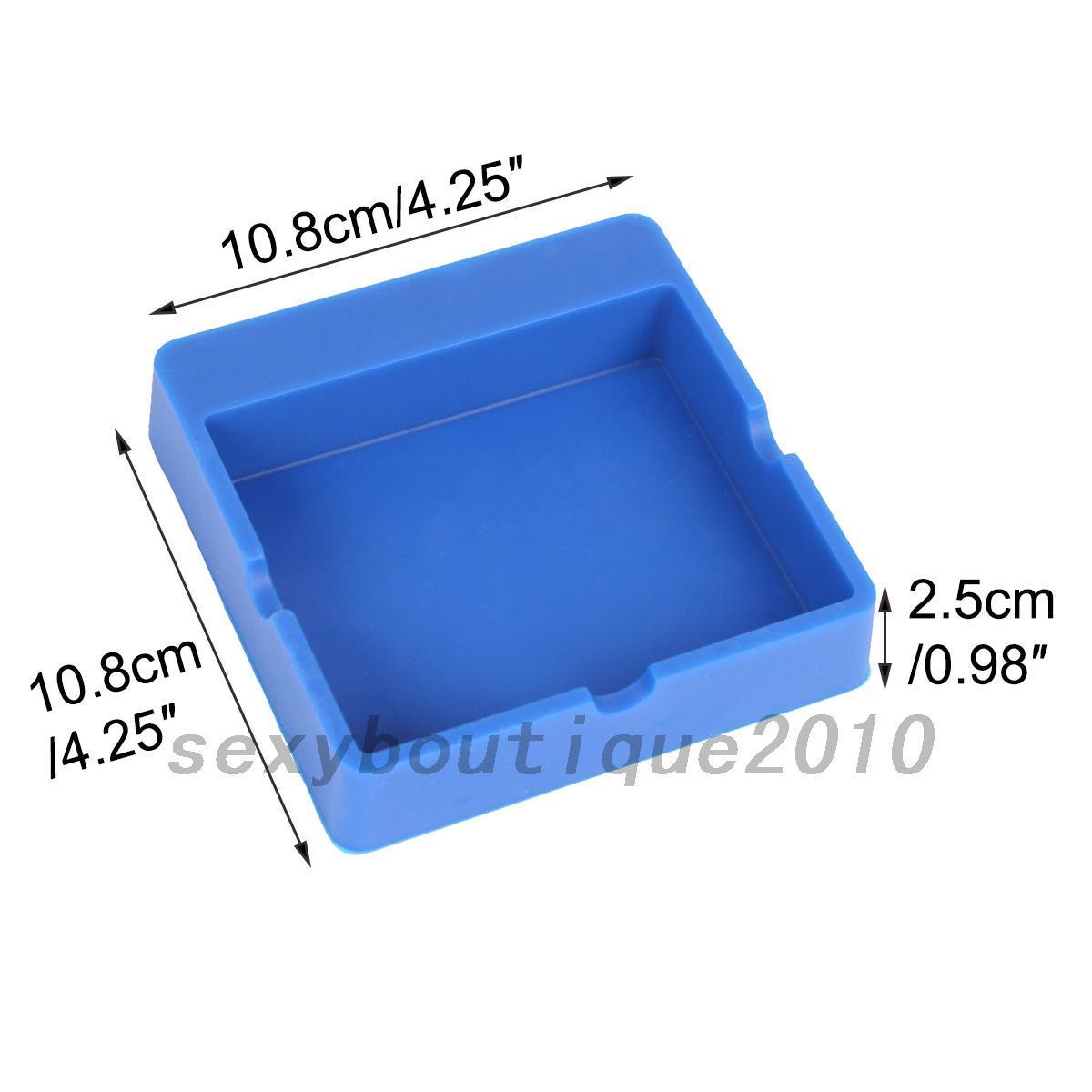 HOT Cigarette Smoking Smoke Silicone Ashtray Bin Cigarette Cigar Pipe Holder