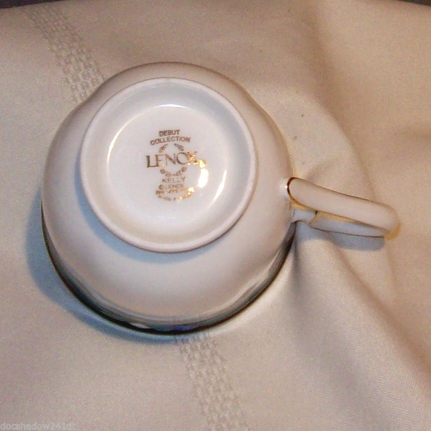 Lenox KELLY Debut Collection Fine Bone Porcelain China Cup & Saucer Set