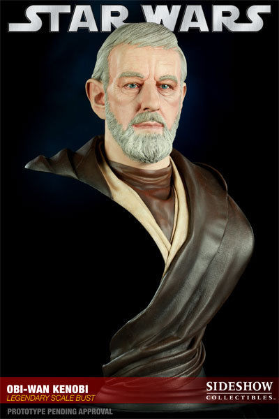 SIDESHOW STAR WARS OBI-WAN KENOBI LEGENDARY BUST FIGURE STATUE LIMITED EDITION