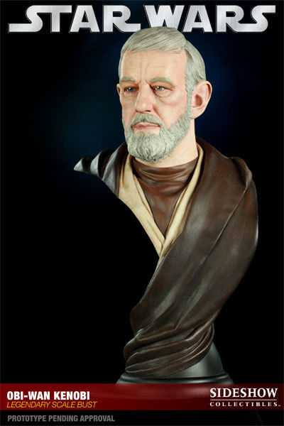 SIDESHOW STAR WARS OBI-WAN KENOBI LEGENDARY BUST FIGURE STATUE LIMITED EDITION