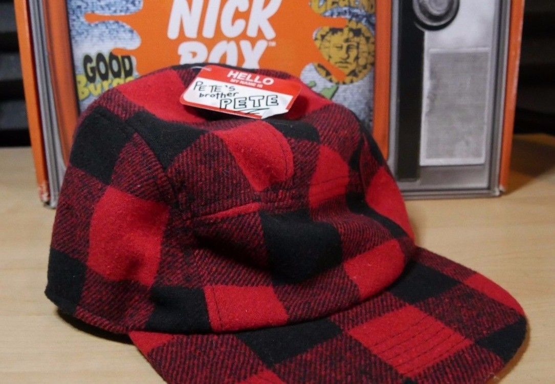 Nickelodeon Adventures of Pete and Pete Hat & Tattoo The Nick Box Exclusive NEW