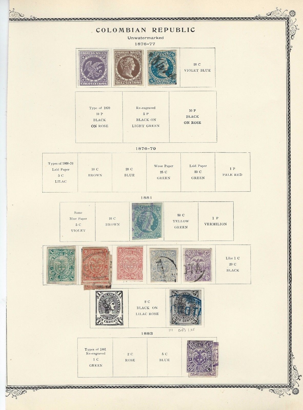 COLOMBIA - FANTASTIC USED / MINT EARLY YEARS STAMPS COLLECTION (1865-1904)