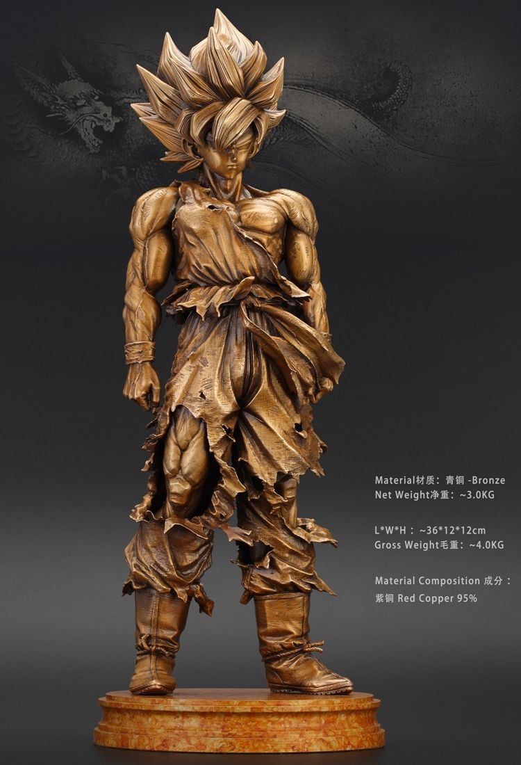 Dragon Ball Dragonball Z Son Goku Saiyan Bronze Figure Statue 36cm Preorder