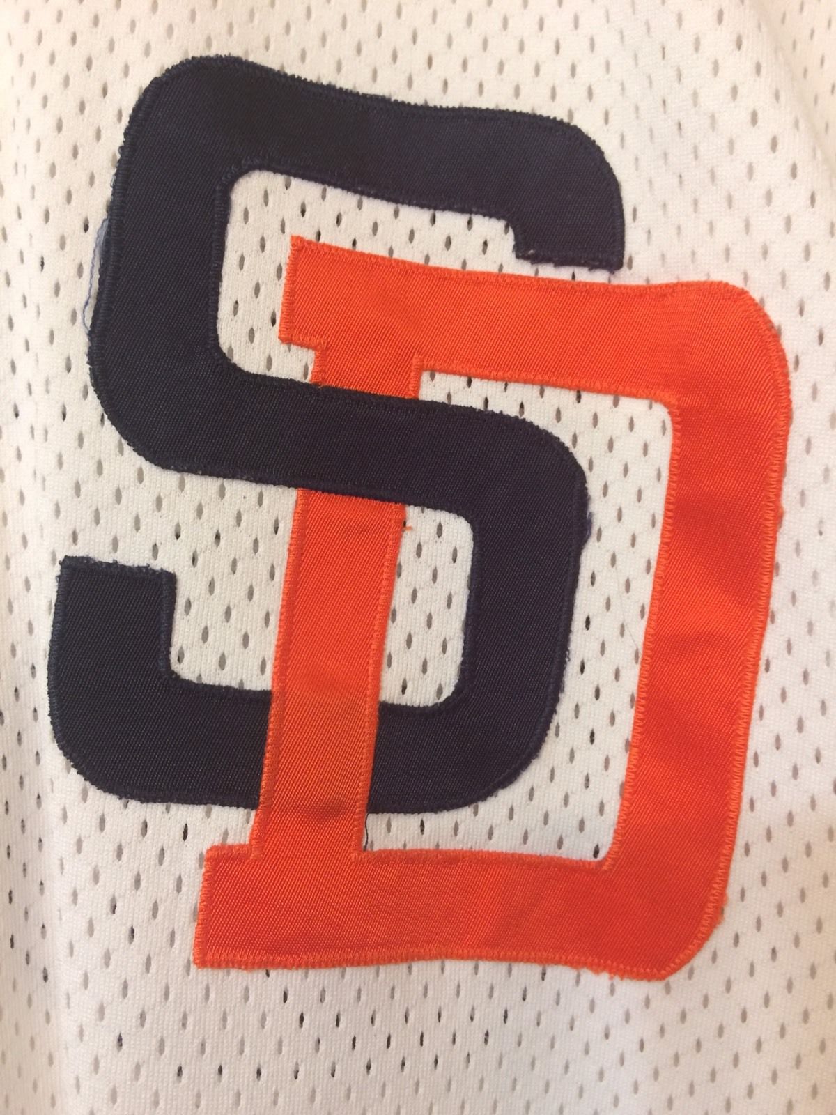 1996 san diego padres jersey game used worn spring training