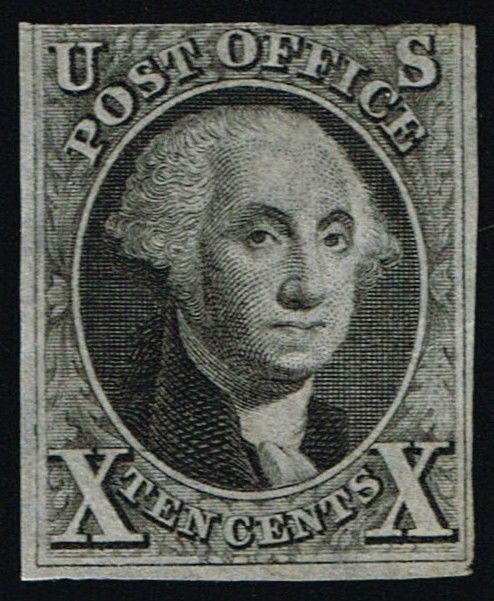 CKStamps: US Stamps Collection Scott#2 10c Washington Unused NG with Cert $15000