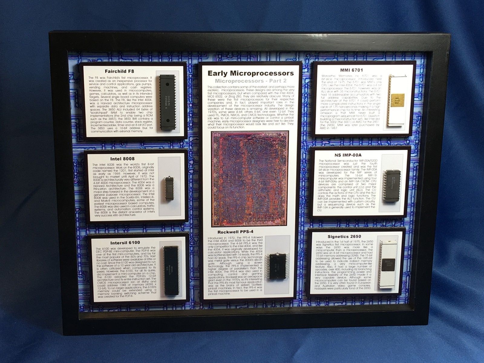 Early Microprocessors Part 2 - PPS-4, F8, Intel 8008, 6100, 6701, IMP-00A, 2650