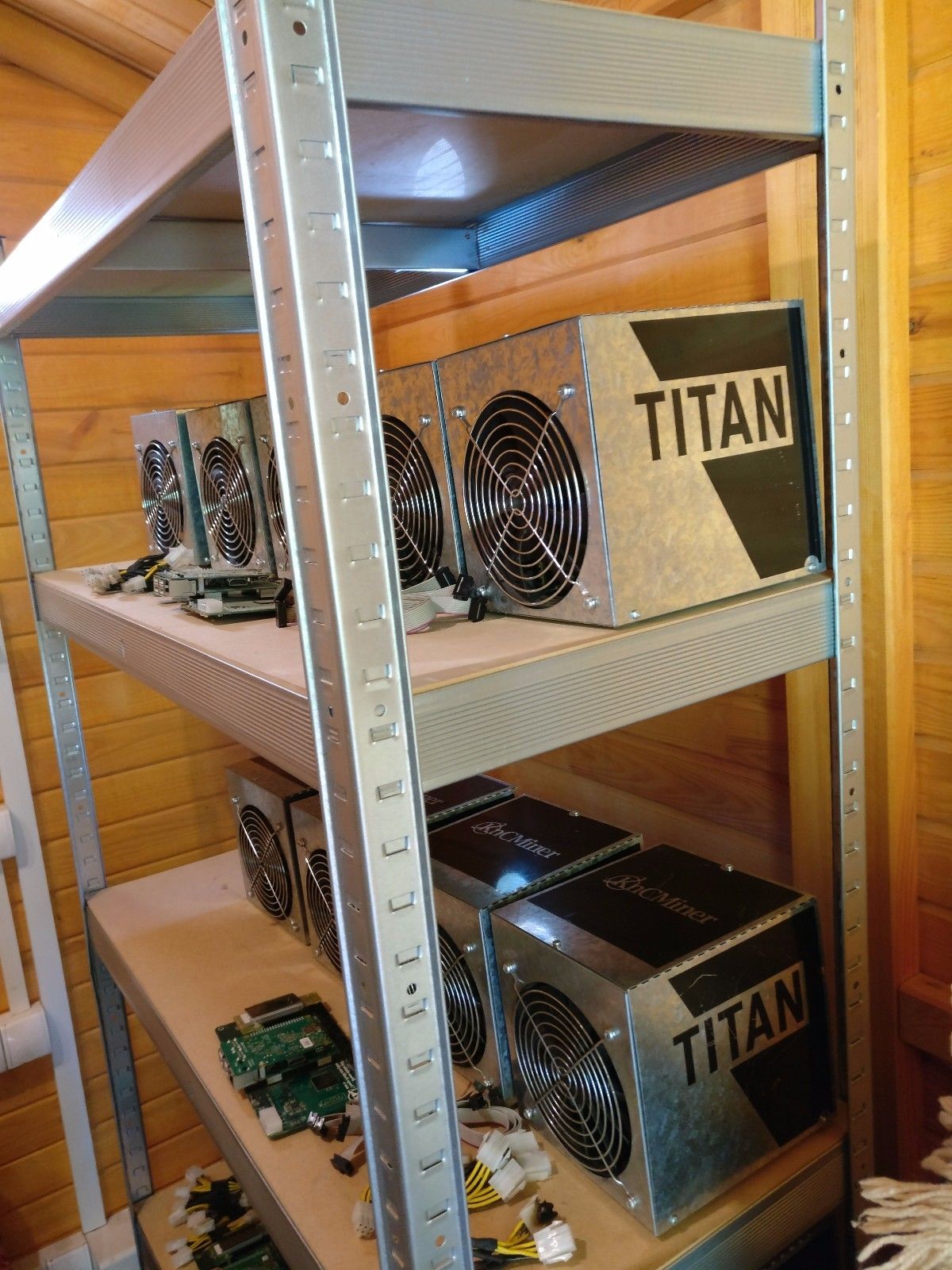 KnC Titan Scypt mining cubes  (Litecoin, LTC miners)