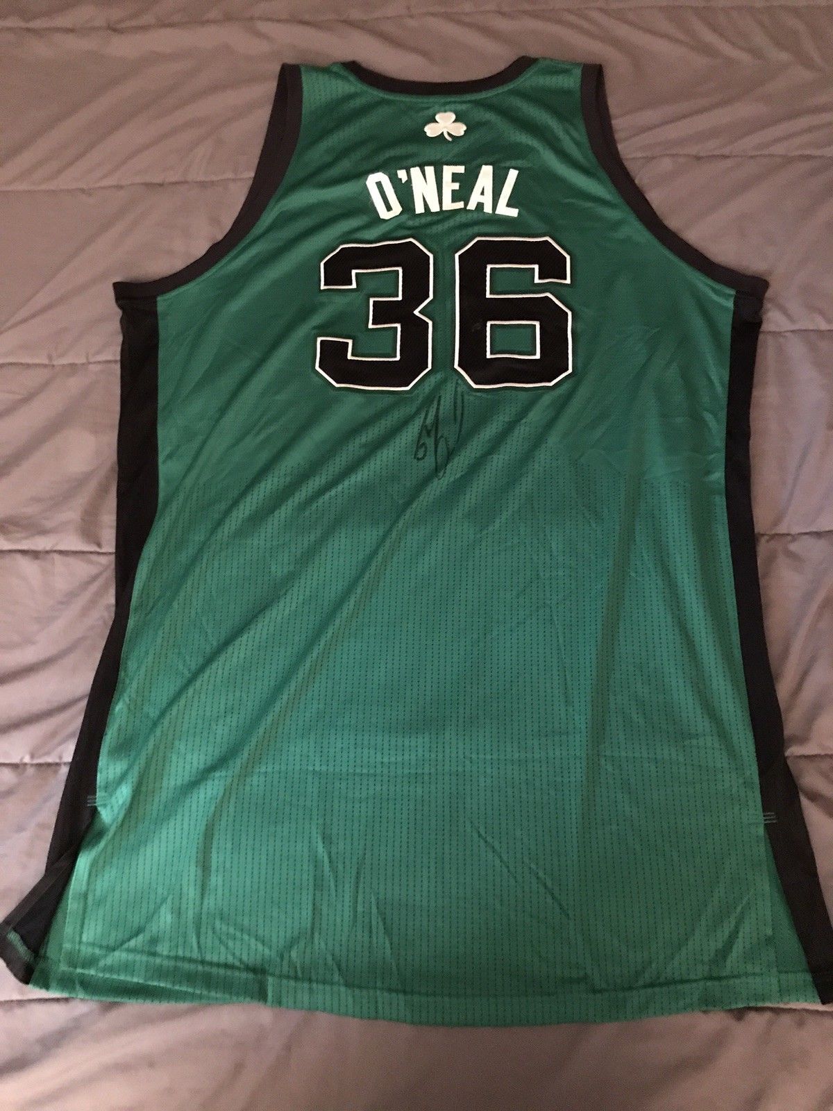 Shaquille O'Neal Autographed Boston Celtics Game Worn Jersey shaq signed NBA