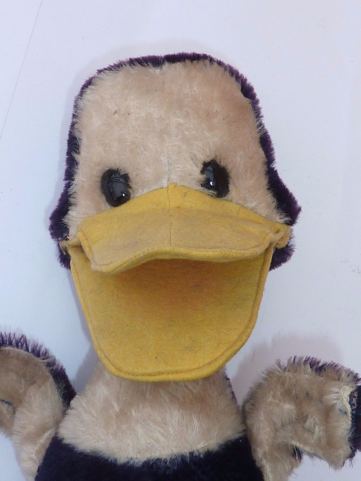 VINTAGE BIGO BELLO SCHUCO MOHAIR DUCK SOFT TOY TEDDY BEAR